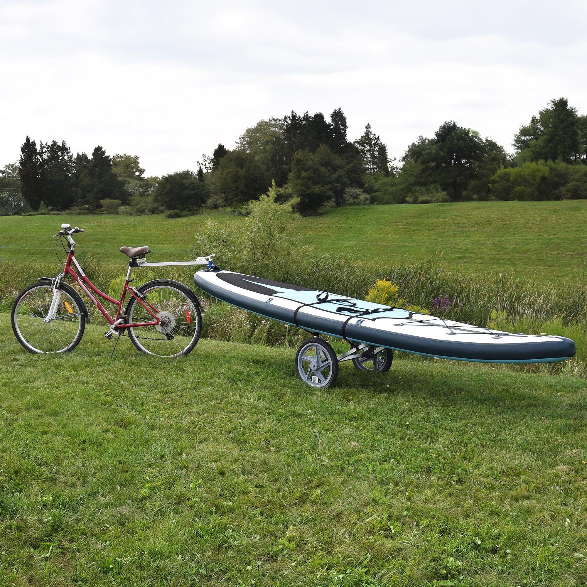 Chariot WIKE pour kayak, canoë et surf - AVEC barre de remorquage Smart Stick 3/6