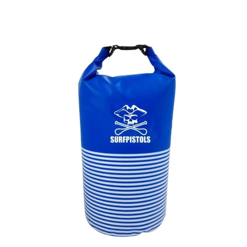 Surfpistols - Sac Etanche Dry Bag Mariniere Navy - Sac Transport Paddle - Blanc|bleu - 40 L - Decathlon