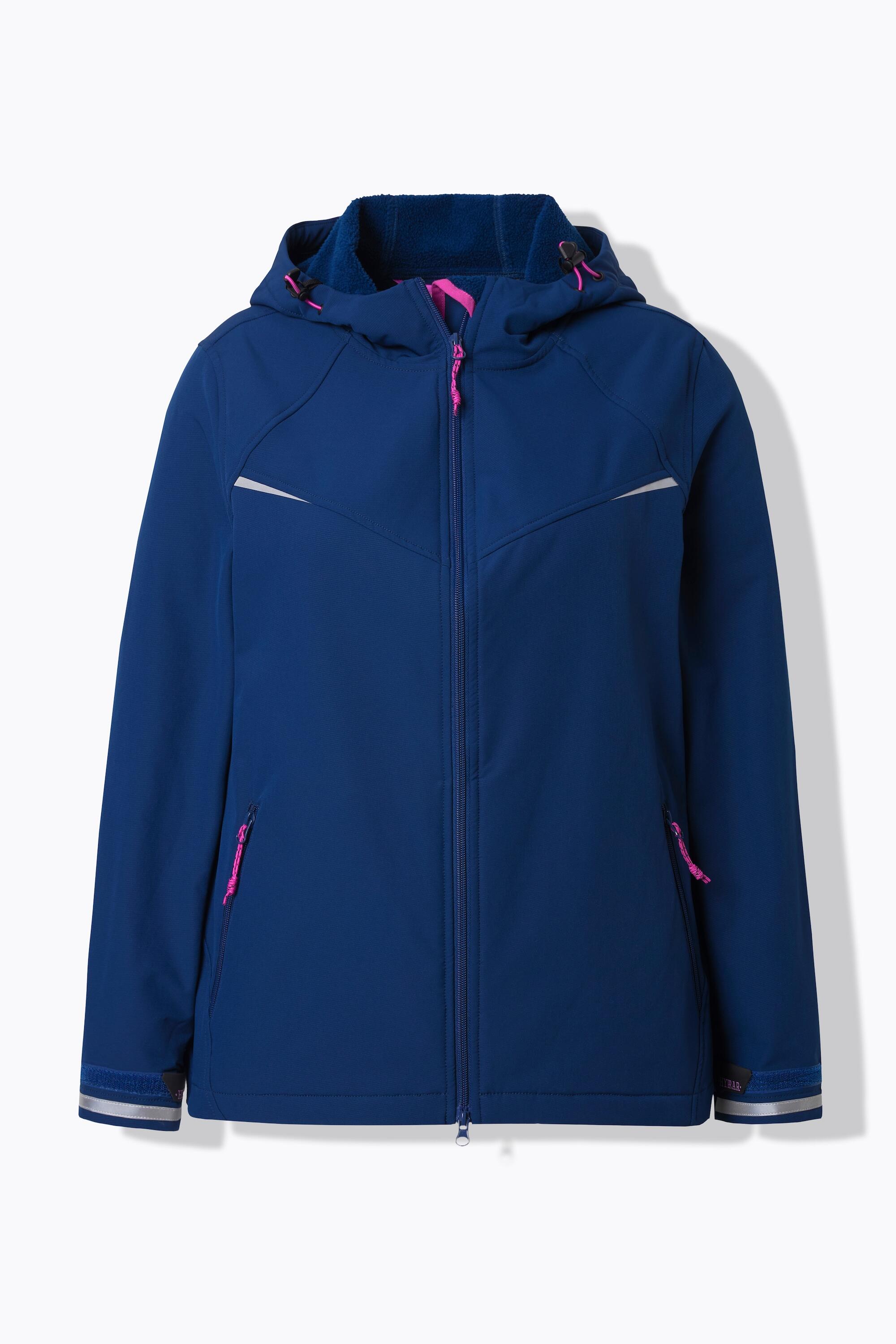 Damen Softshell-Funktionsjacke wasserabweisend Kapuze 7/7