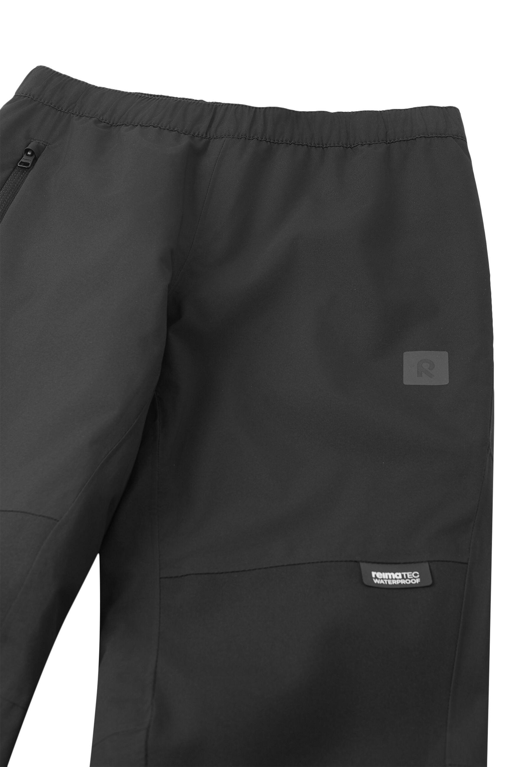 Pantaloni da pioggia per bambini tec Intona neri 3/6