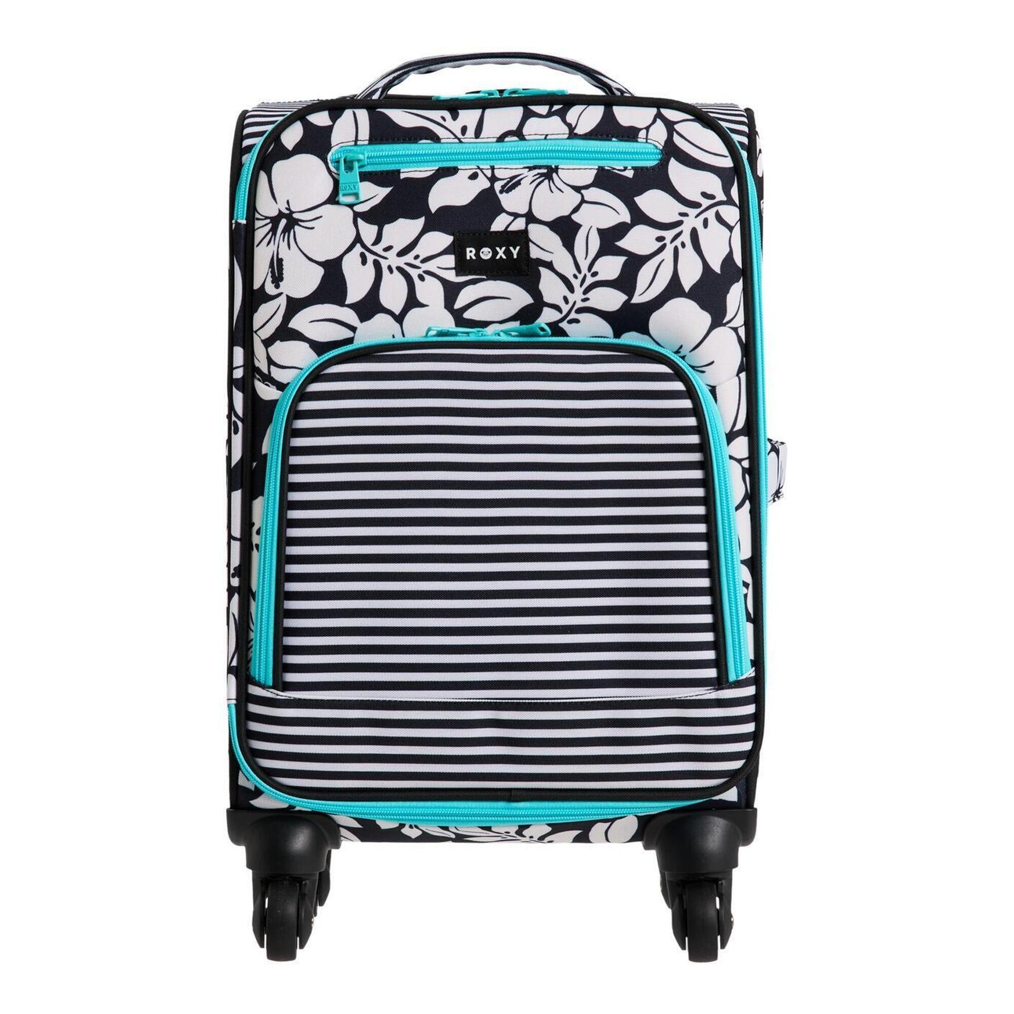 Roxy - Petite Valise À Roulettes Cabin Island Multicolore Femme - Sac De Sport - Blanc - Taille Unique - Decathlon