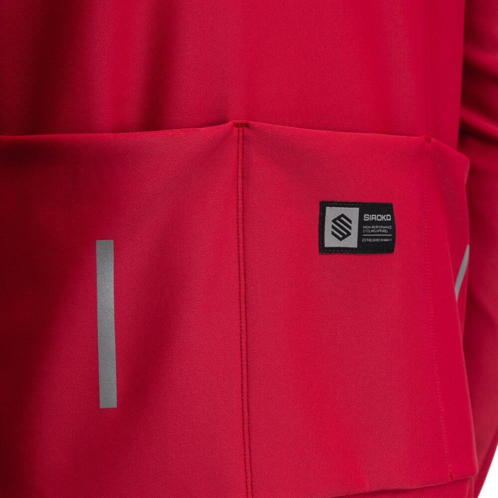 Giacca da ciclismo softshell da uomo J3 Souplesse Rosso 5/8
