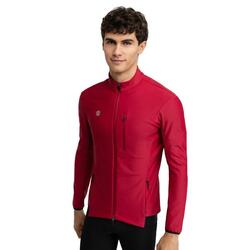 Veste vélo softshell homme Cyclisme J3 Souplesse Rouge