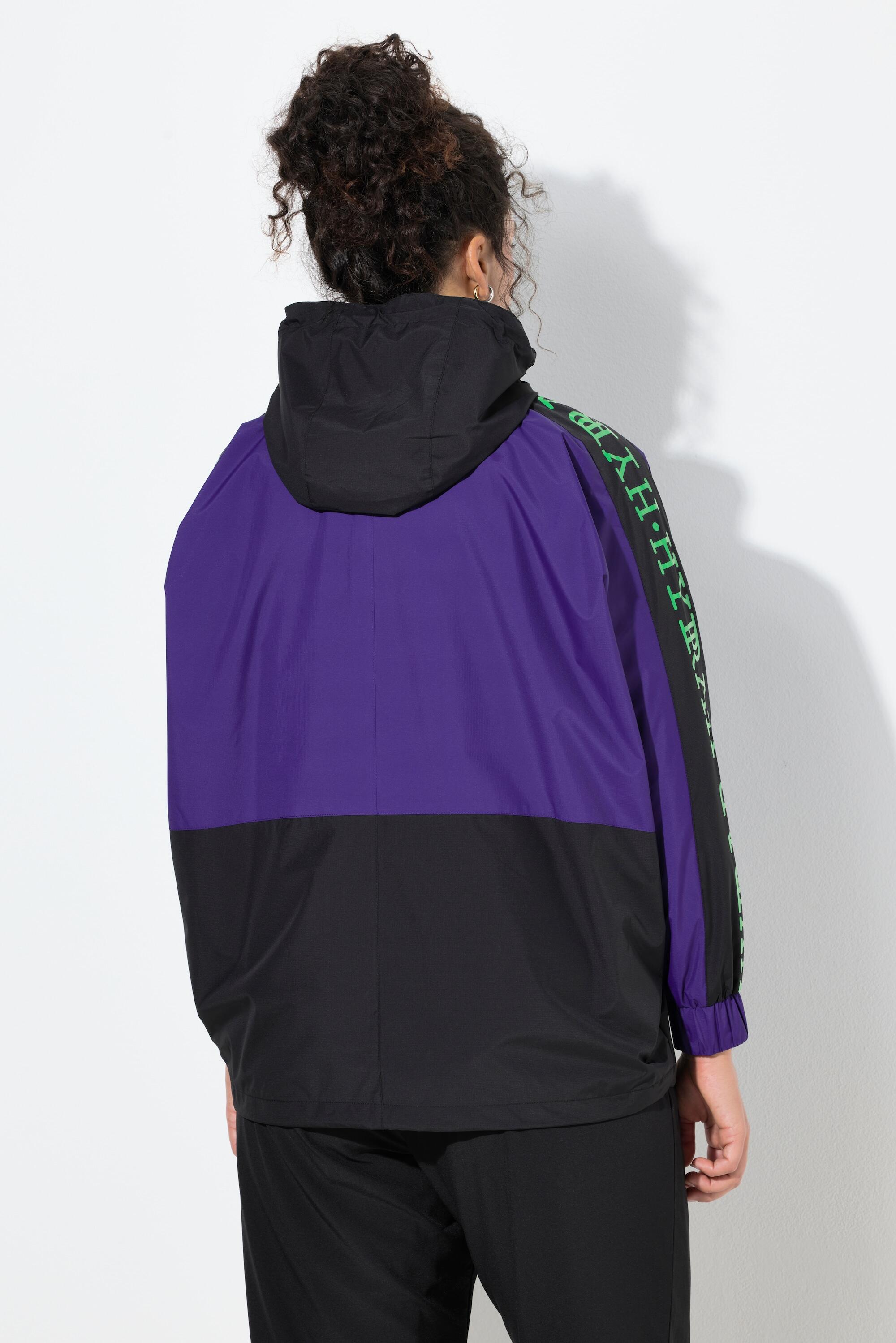 Femme Veste technique oversize capuche et manches chauve-souris 2/7