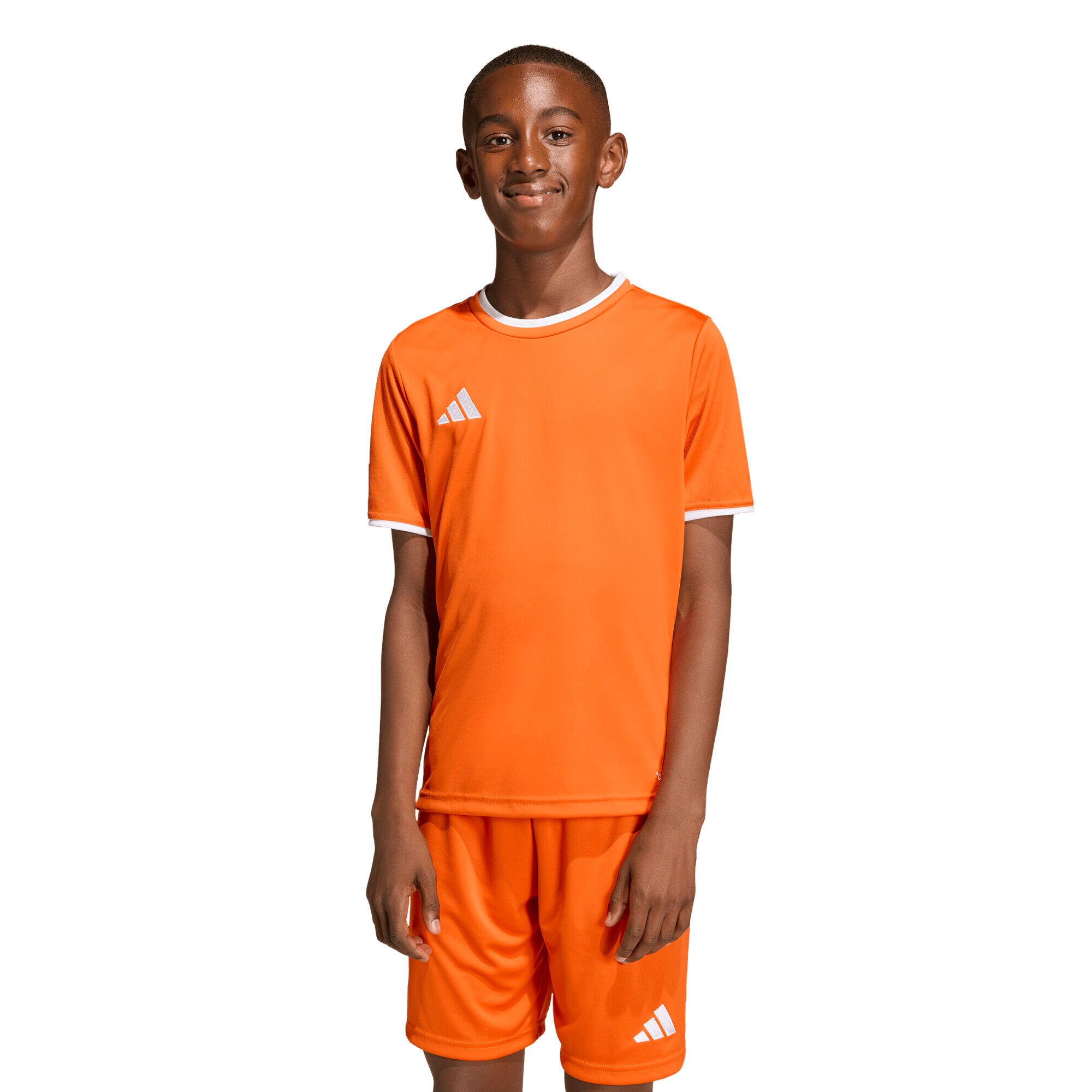Koszulka dla dzieci adidas Entrada 26 Jersey pomarańczowa JZ2526 3/7