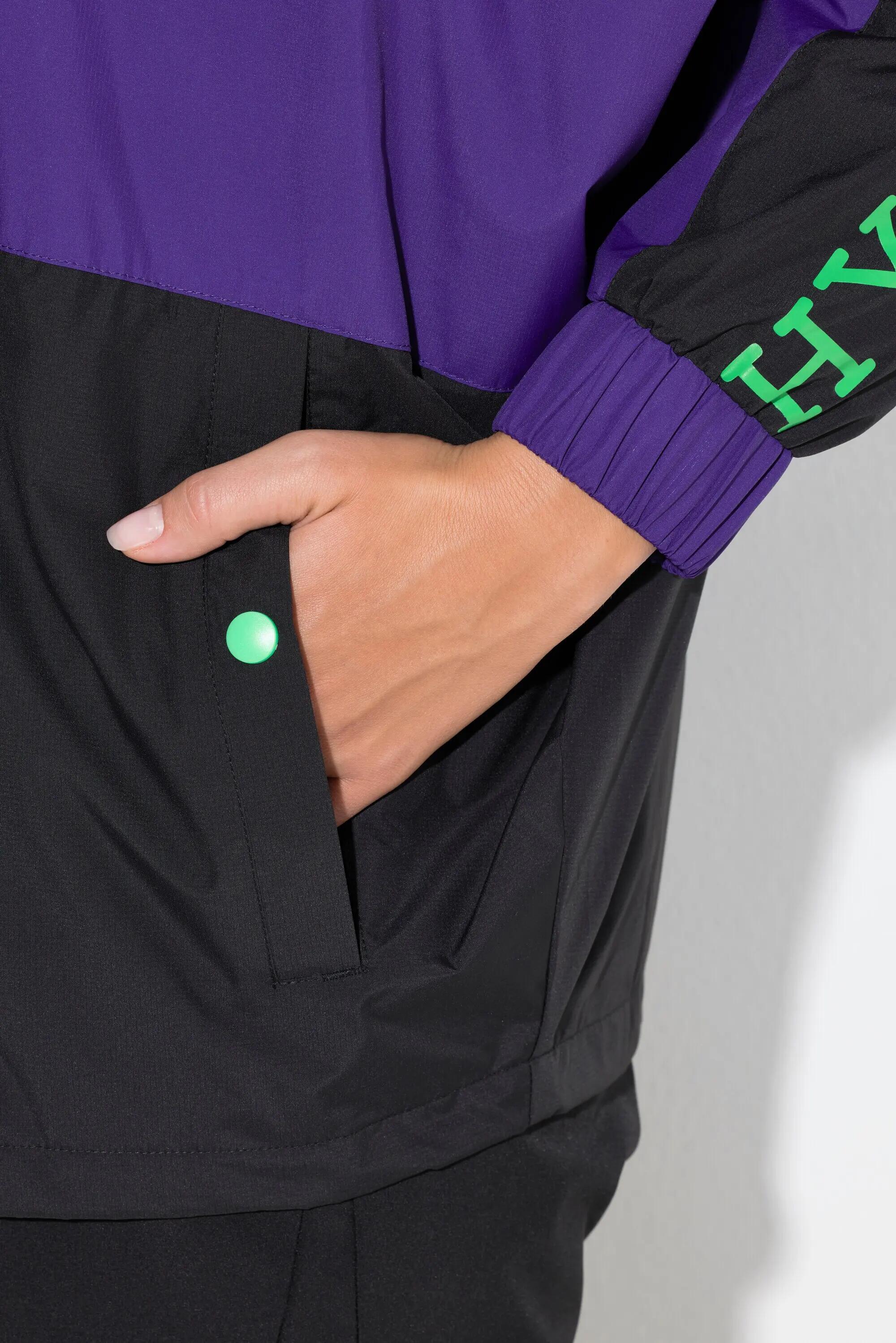 Damen Funktionsjacke Kapuze oversized Fledermaus-Ärmel 11/13