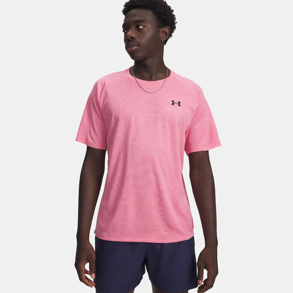 Under Armour UA Tech™ Textured Men’s T‑Shirt Rose prime