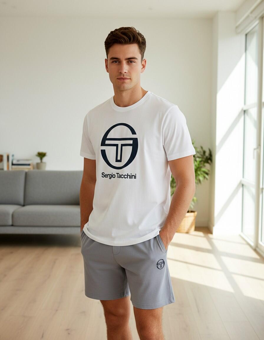 Korte pyjama voor heren Sergio Tacchini 2/7