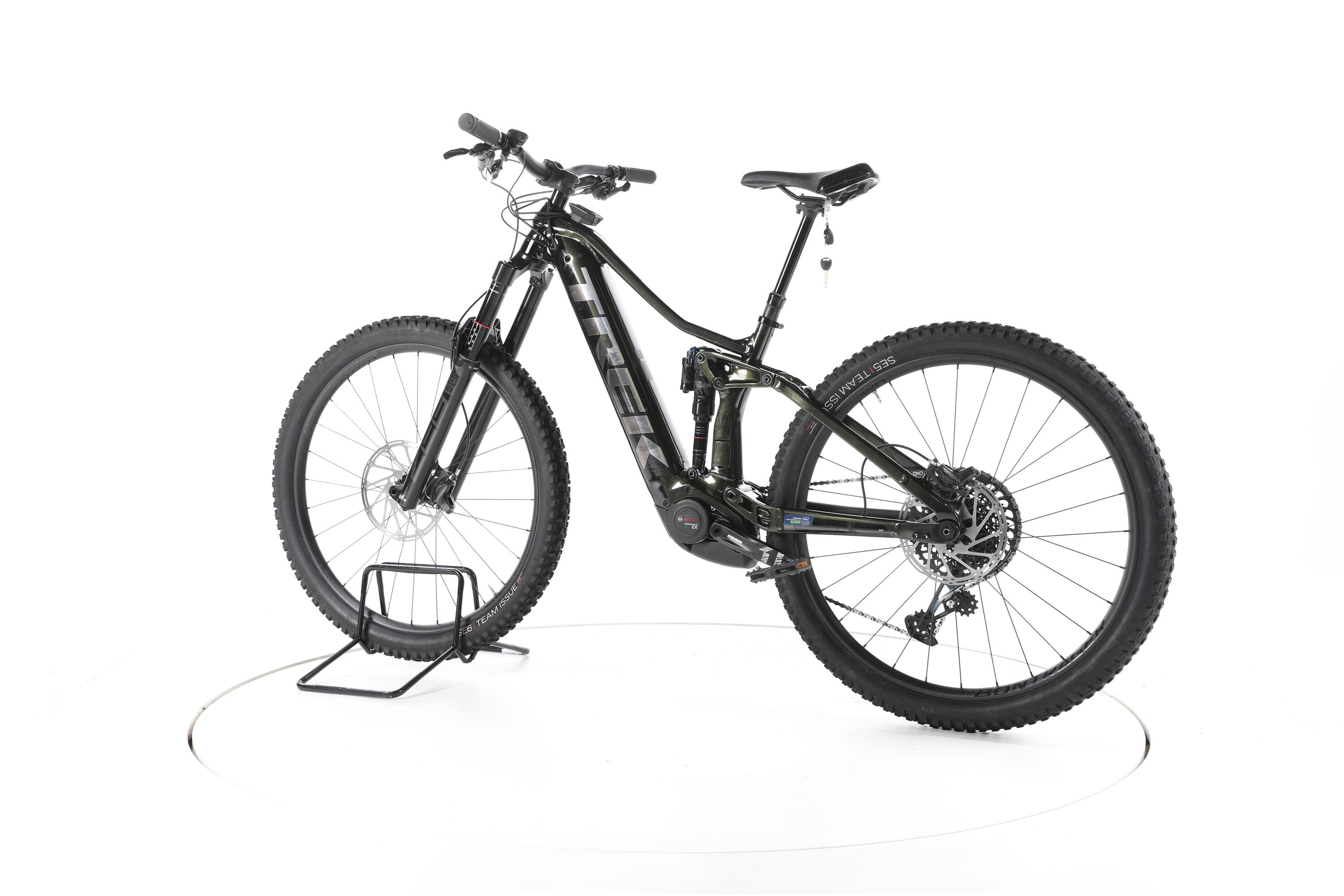 VTT électrique Trek Rail 9 GX Tout Suspendu - Taille S, Batterie Bosch 625Wh, Reconditionné Parfait état