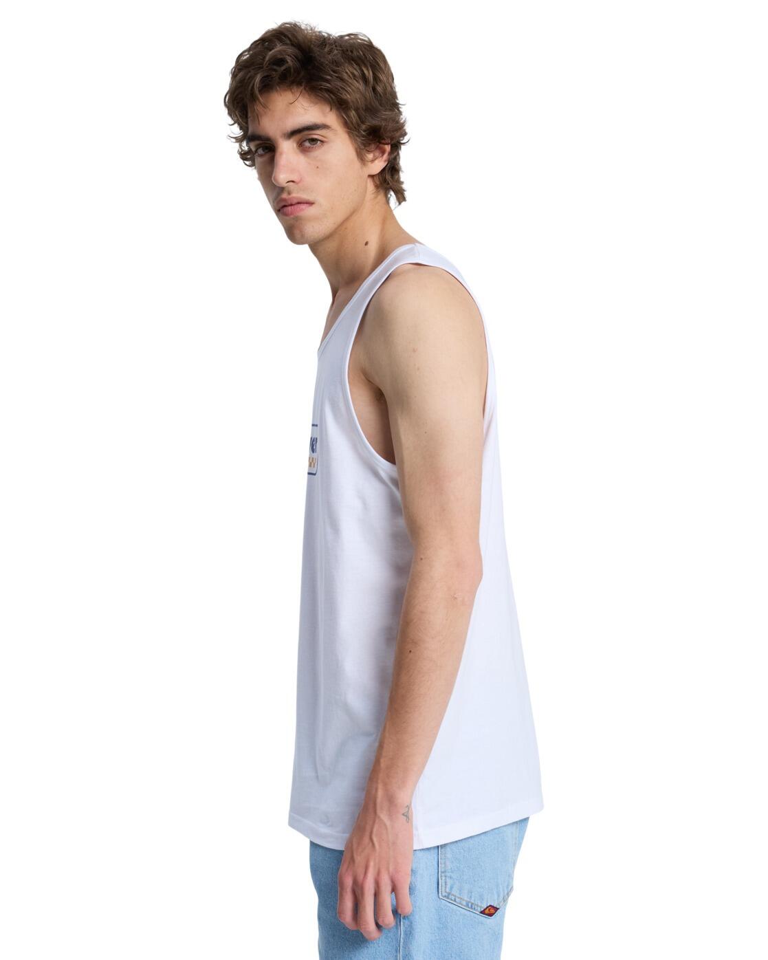 Débardeur EV STARTING GRID Blanc Homme 3/4