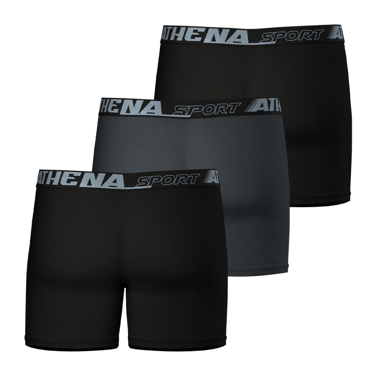 Lot de 3 boxers longs homme Sport Air Fit 4/8