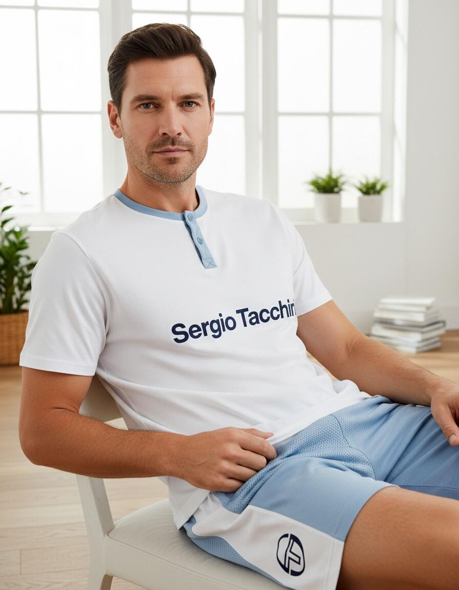 Pijama corto para hombre Sergio Tacchini 2/7
