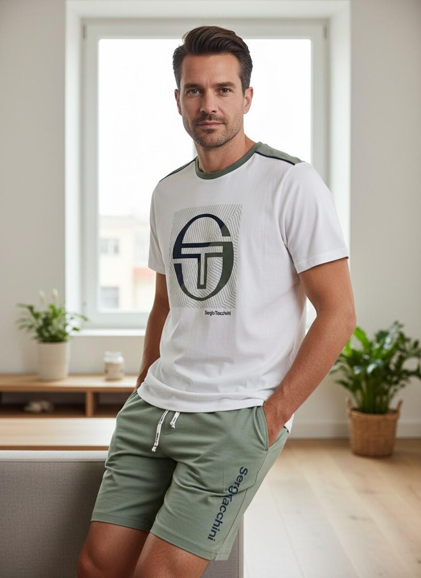 Pijama corto para hombre Sergio Tacchini 2/7
