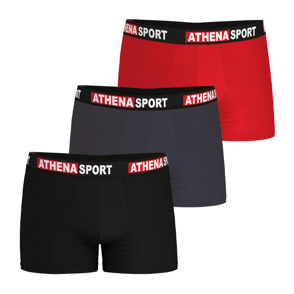 Lot de 3 boxers homme Daily Sport Coton 2/8