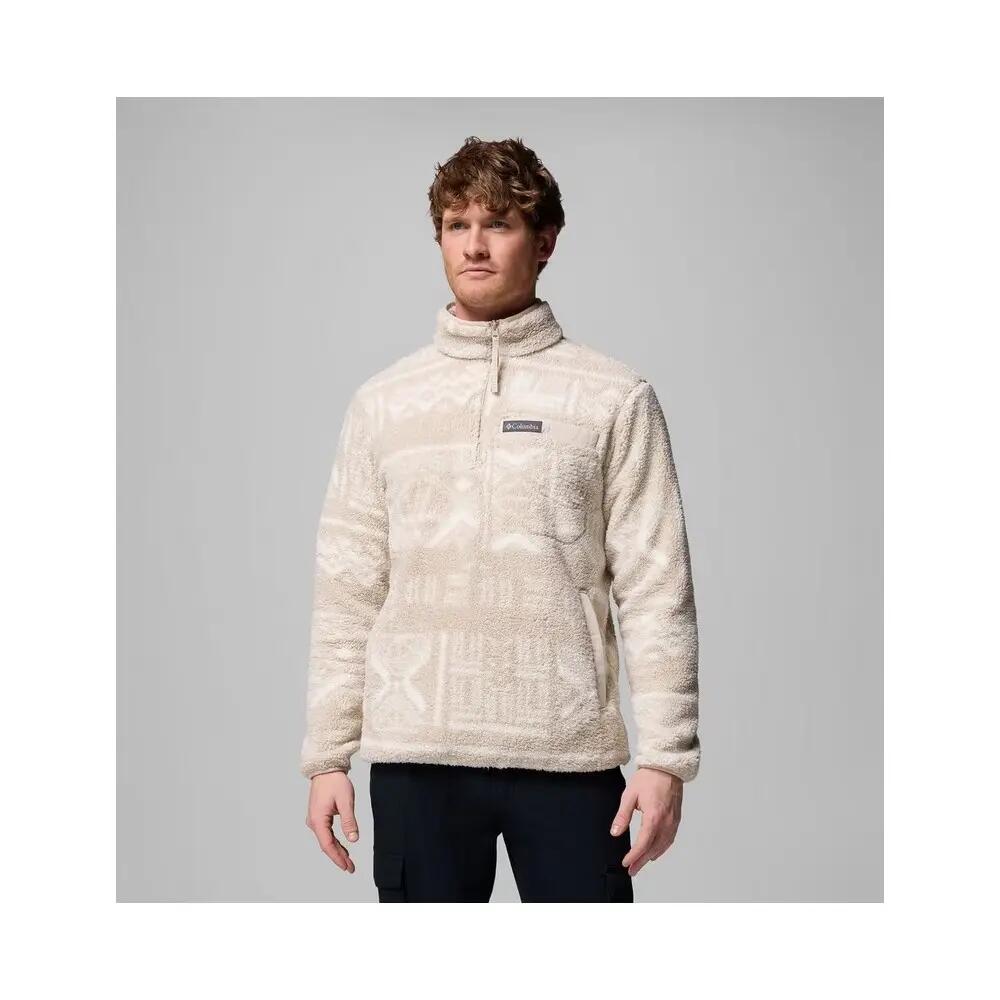 COLUMBIA Polaire Demi-zip en Sherpa Rugged Ridge™ Homme - DARK STONE DESC 4/5