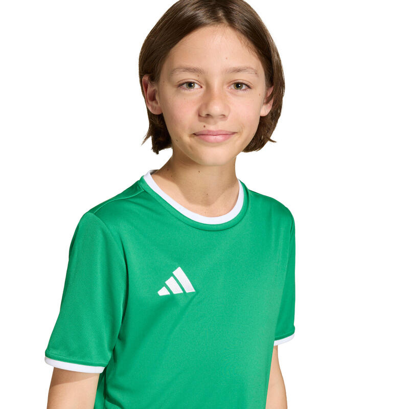 ADIDAS tricou fotbal copii 100% poliester reciclat, mânecă scurtă