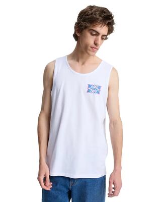 Tanktop ev starfish stamp weiss heren
