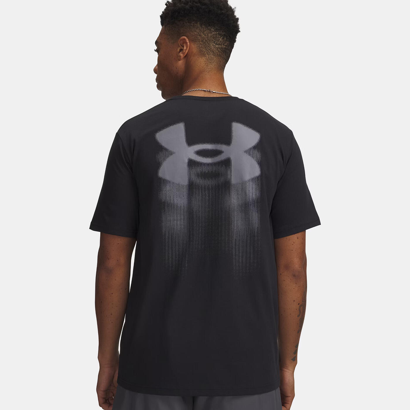 T-shirt UA Blur Logo pour homme Under Armour Noir 2/3