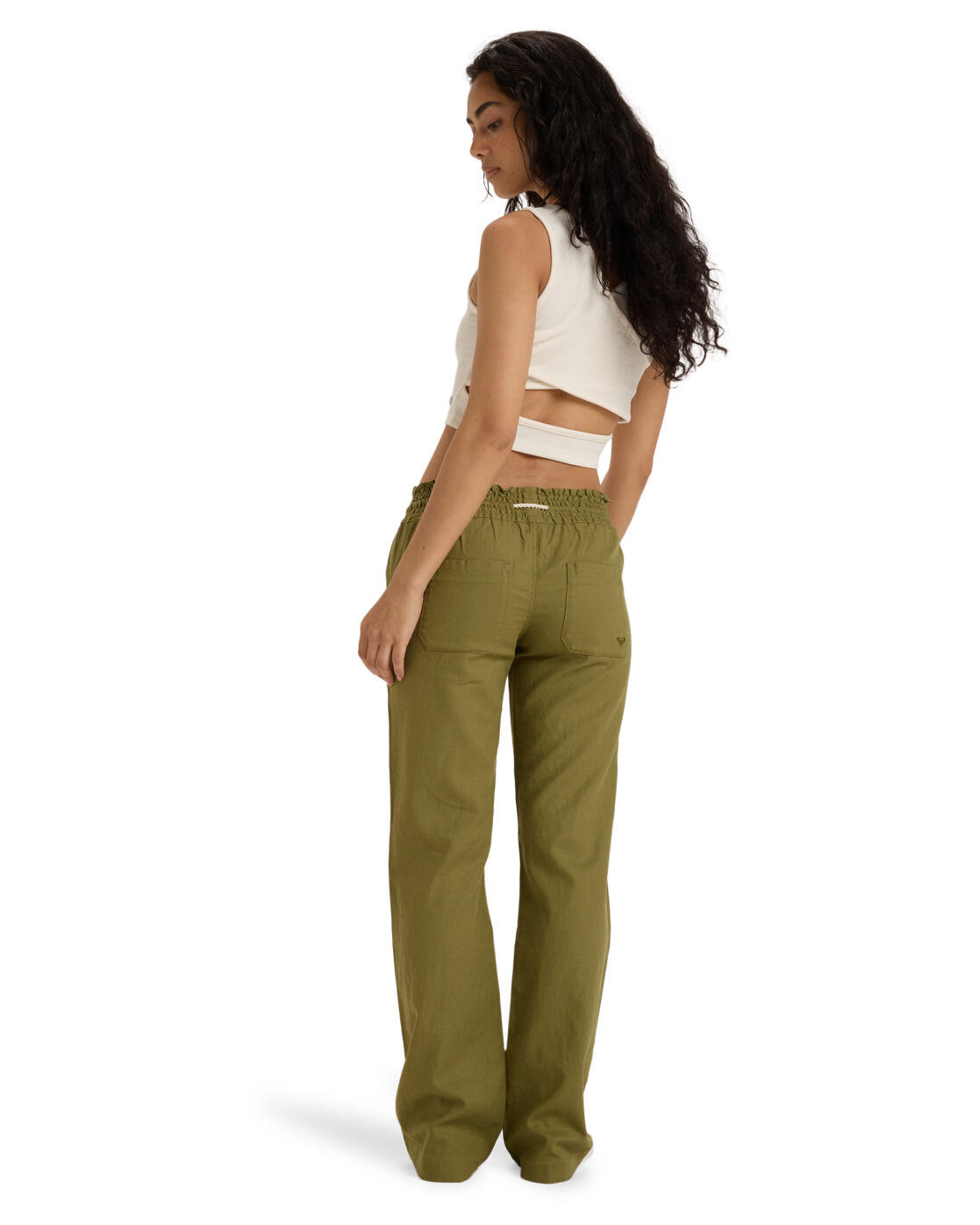 Pantalon évasé OCEANSIDE Vert Femme 2/4