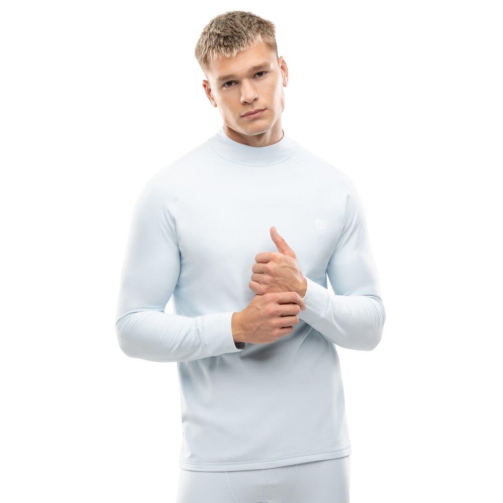 Men Winter sports thermal base layer top Slush Light Blue Blue