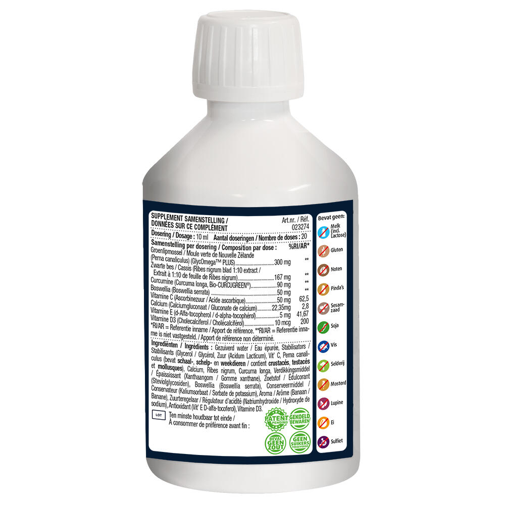 Lucovitaal Groenlipmossel Vloeibaar 200 ml 2/4