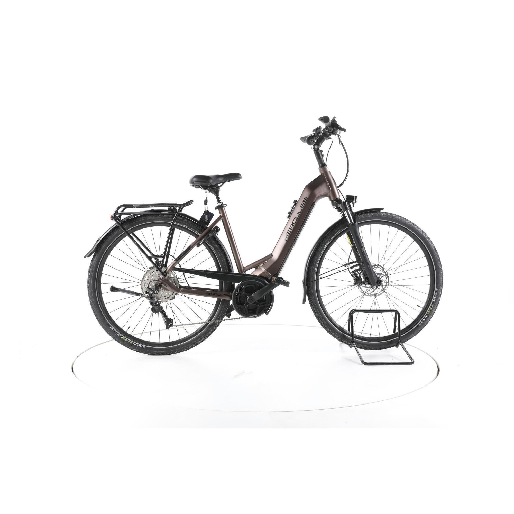 Hercules - Reconditionné - Hercules Pasero Sport I-10 Trekking Vélo Entrée Basse - Bon - Vélo Tout Chemin - Marron - 50 - Decathlon