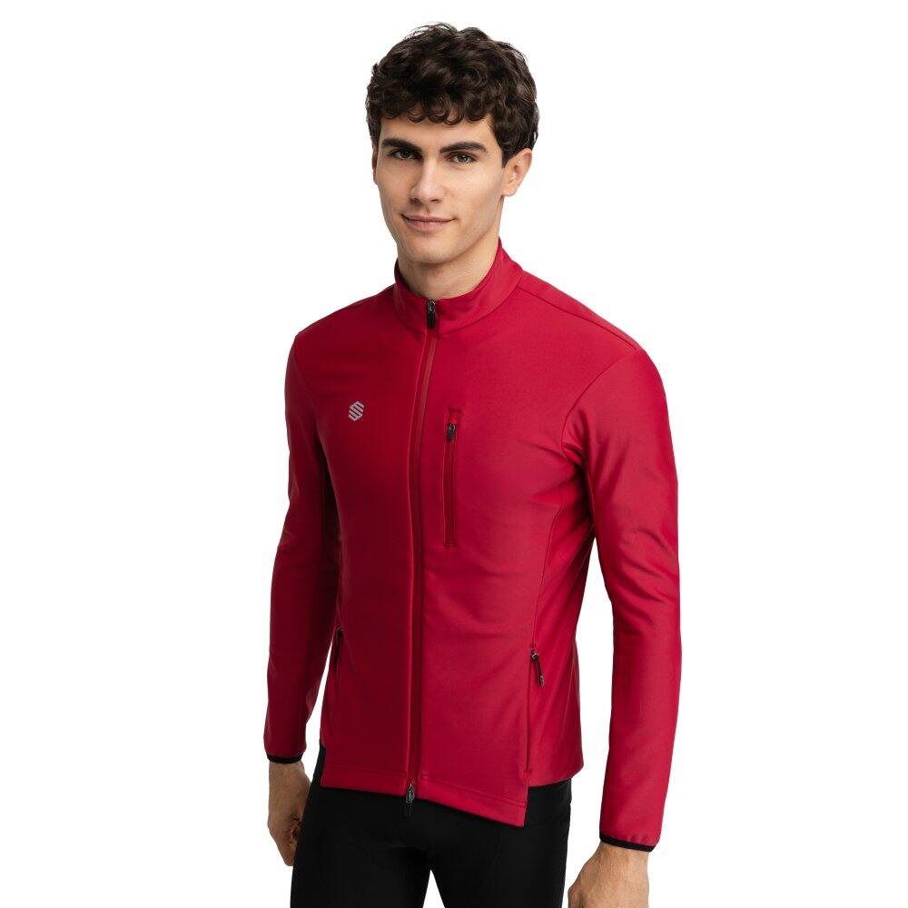 Siroko - Veste Vélo Softshell Homme Cyclisme J3 Souplesse Rouge - Veste - Rouge - Decathlon