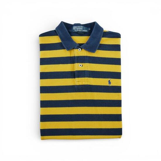 Second life - Kurzarm-Poloshirt Herren Gelb - Wie neu