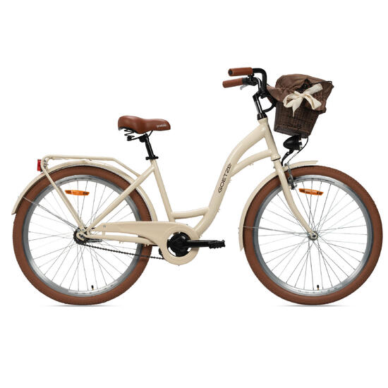 Damski Rower miejski GOETZE STYLE 26" kosz