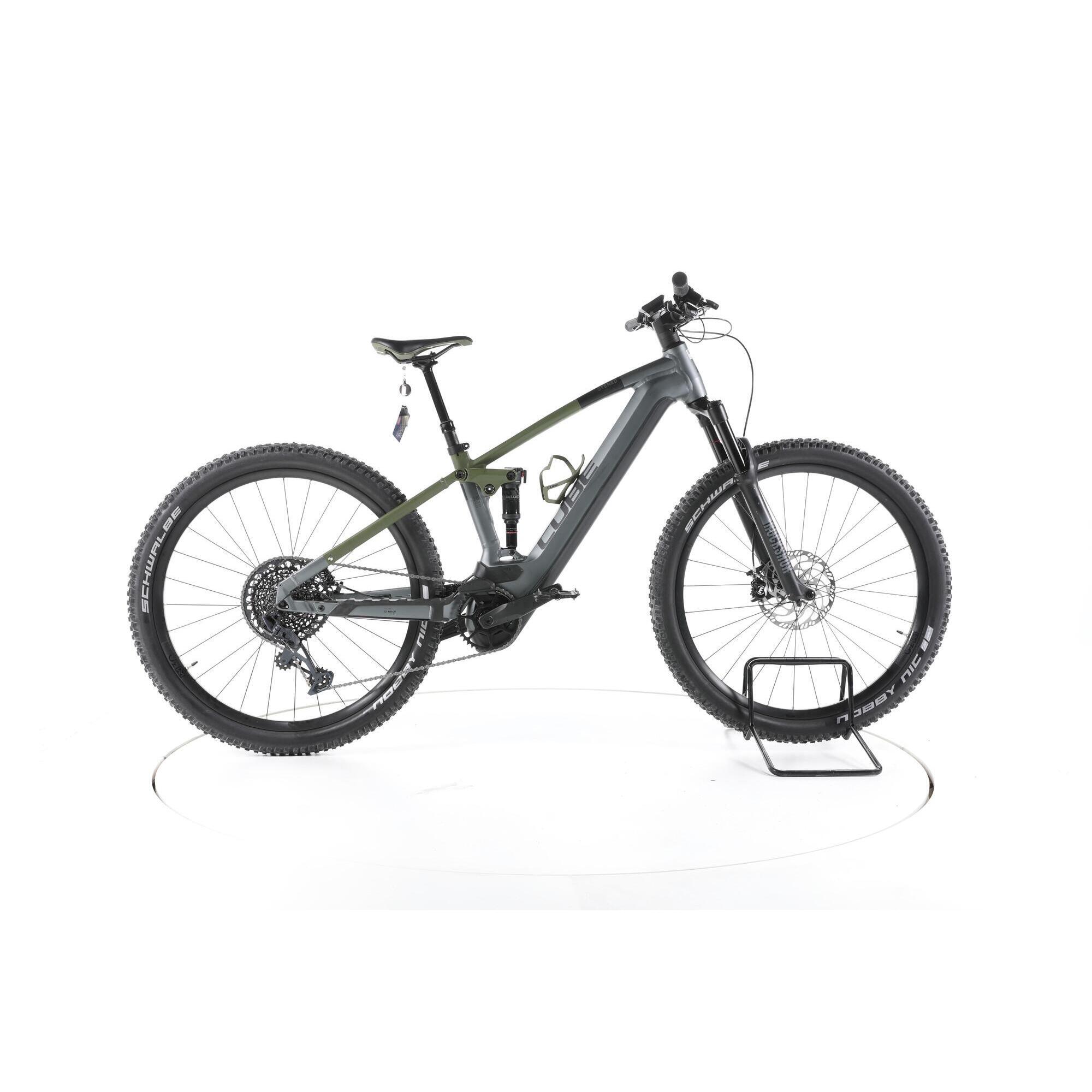 Cube - Reconditionné - Cube Stereo Hybrid 120 Tm Vélo Électrique Vtt - Très Bon - Vélo Tout Terrain - Gris - Moyen - Decathlon