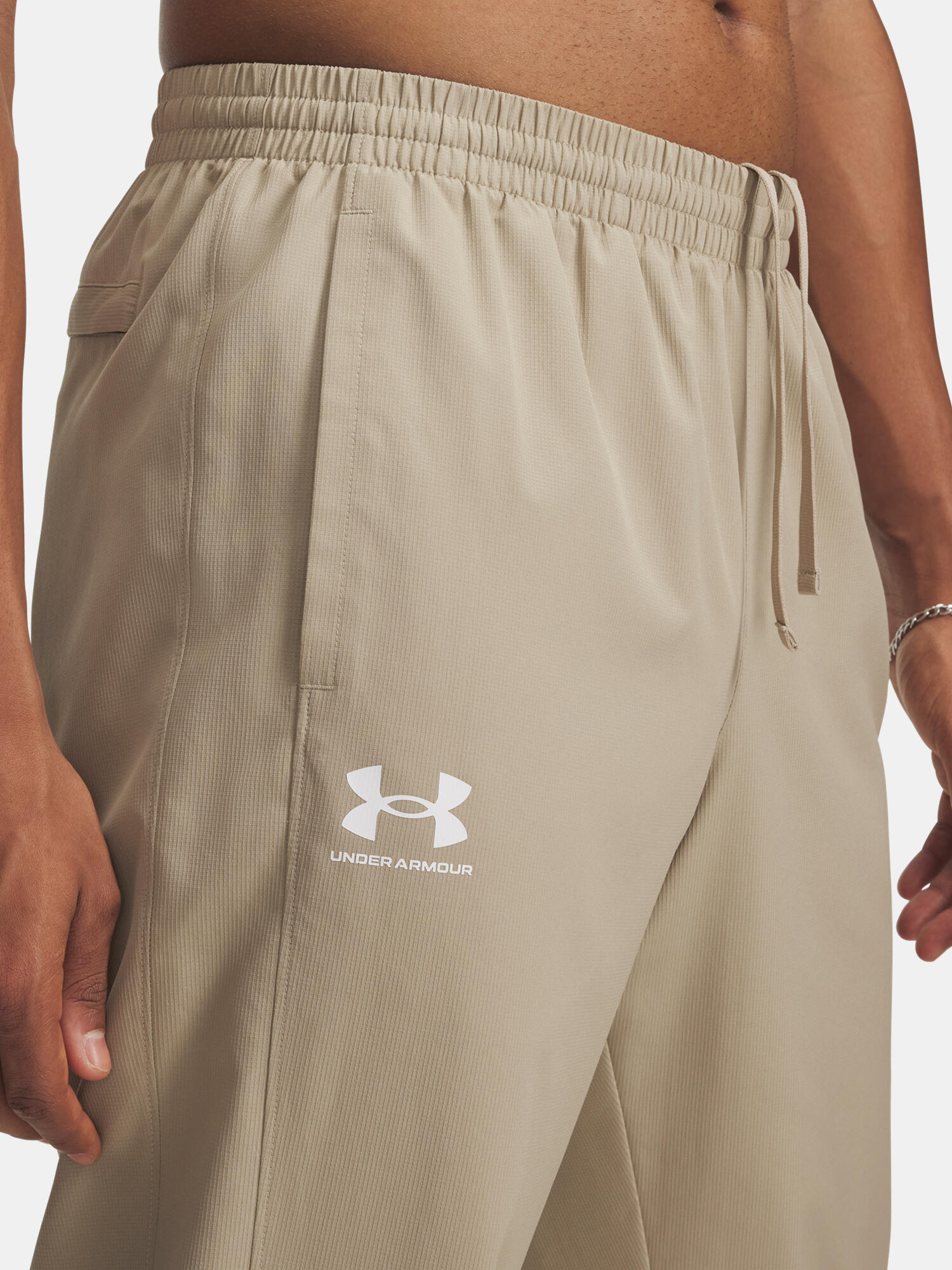 Spodnie Wiatroodporne Męskie Under Armour Rival Woven Windbreaker 3/4