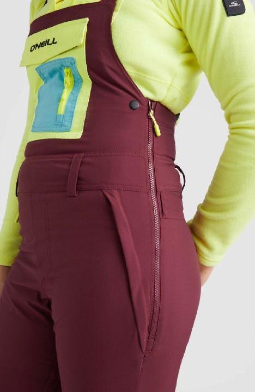 O'NEILL O'neill Broeken O'RIGINALS BIB PANTS DAMES Windsor Wine Colour Block 2/4