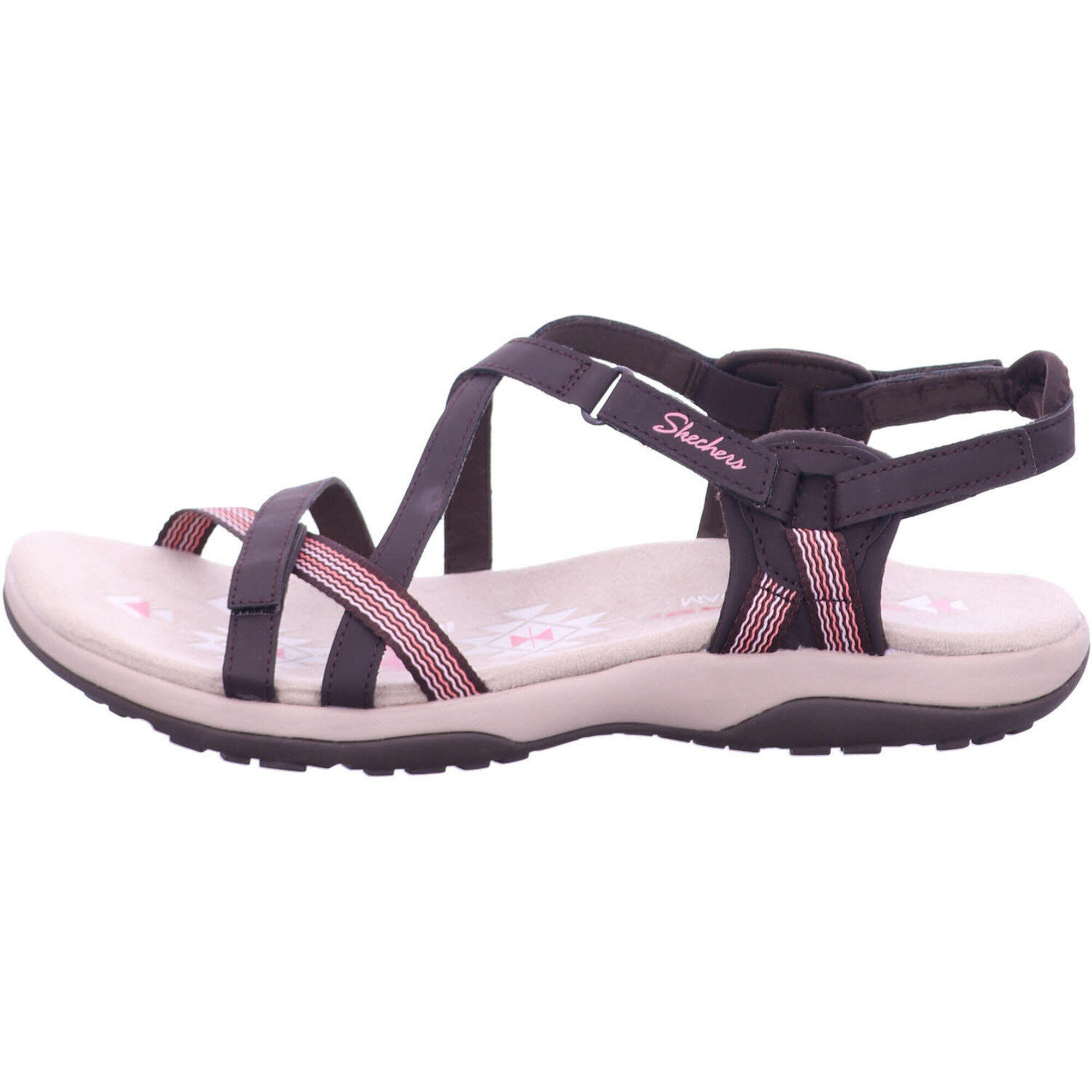 Sandalias Planas Mujer Skechers Reggae Slim - Sun Array Marrón 2/5