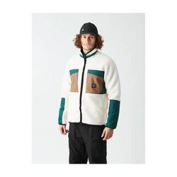 PICTURE Polaire homme zippée PEMBERTON - TOFU DEEP WATER