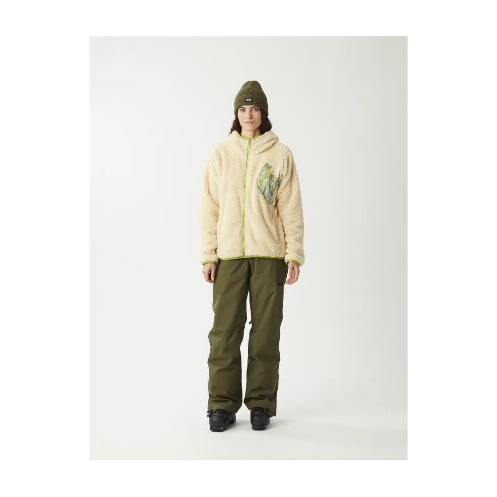 PICTURE Polaire zippée femme IZIMO FZ - WOOD ASH 2/7