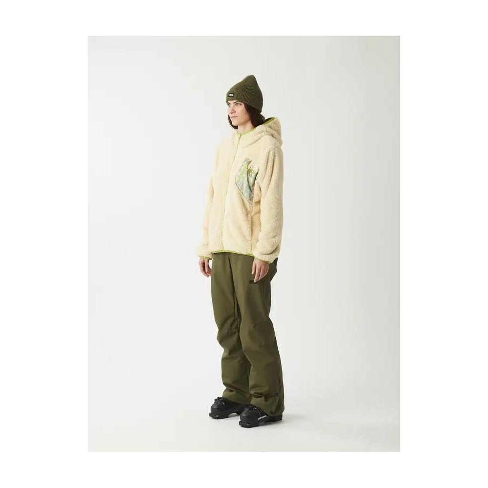 PICTURE Polaire zippée femme IZIMO FZ - WOOD ASH 5/7