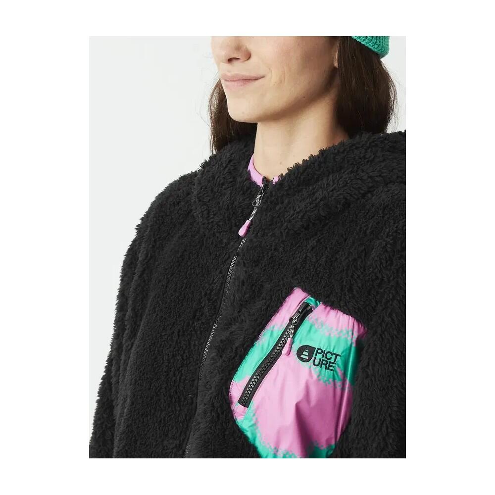 PICTURE Polaire zippée femme IZIMO FZ - BLACK 6/7