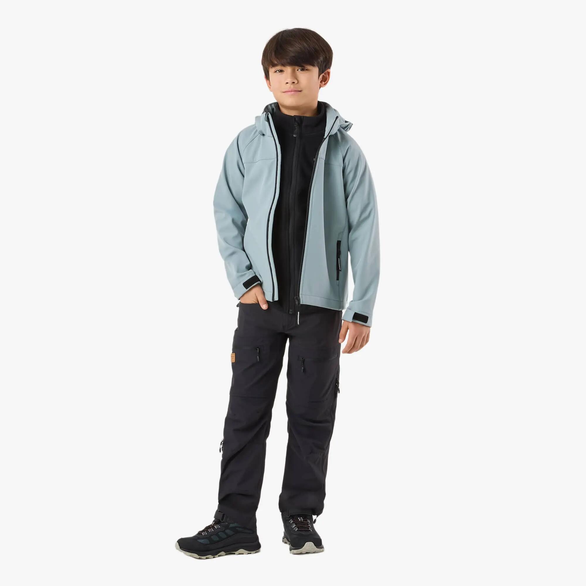 Kinder Wandern Fleece Full-Zip Normal Tromsö 3/8