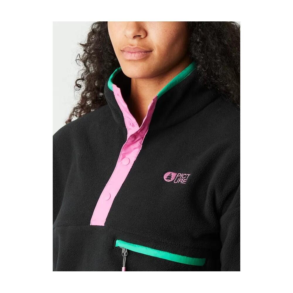 PICTURE Polaire femme ARCCA 1/4 FLEECE - BLACK 7/7
