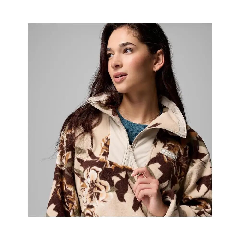 COLUMBIA Polaire Demi-zip à Imprimé Sequoia Grove™ Femme - DARK STONE BLOS 3/6