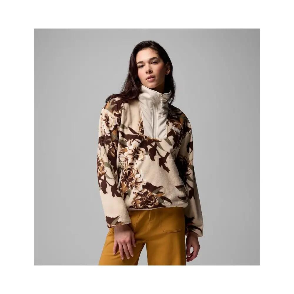 COLUMBIA Polaire Demi-zip à Imprimé Sequoia Grove™ Femme - DARK STONE BLOS 5/6