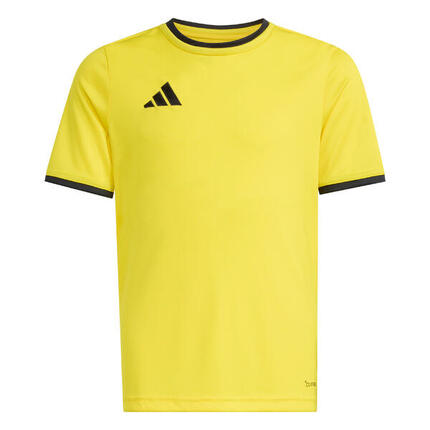 Maillot foot enfant Adidas Climacool manches courtes, rouge, coupe classique