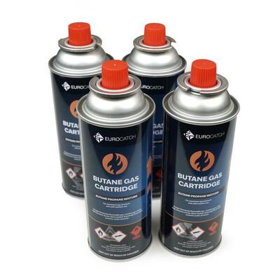 Gas cartridge - 4 stuks - gasflessen - butaangas - navulling - 227g