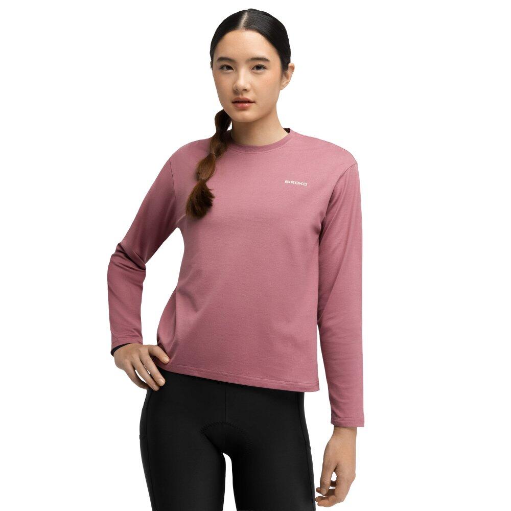 Siroko - T-shirt Cyclisme Gravel Coton Manches Longues Femme Rutted-w Brown Marron - T-shirt Manches Courtes - Marron - Decathlon
