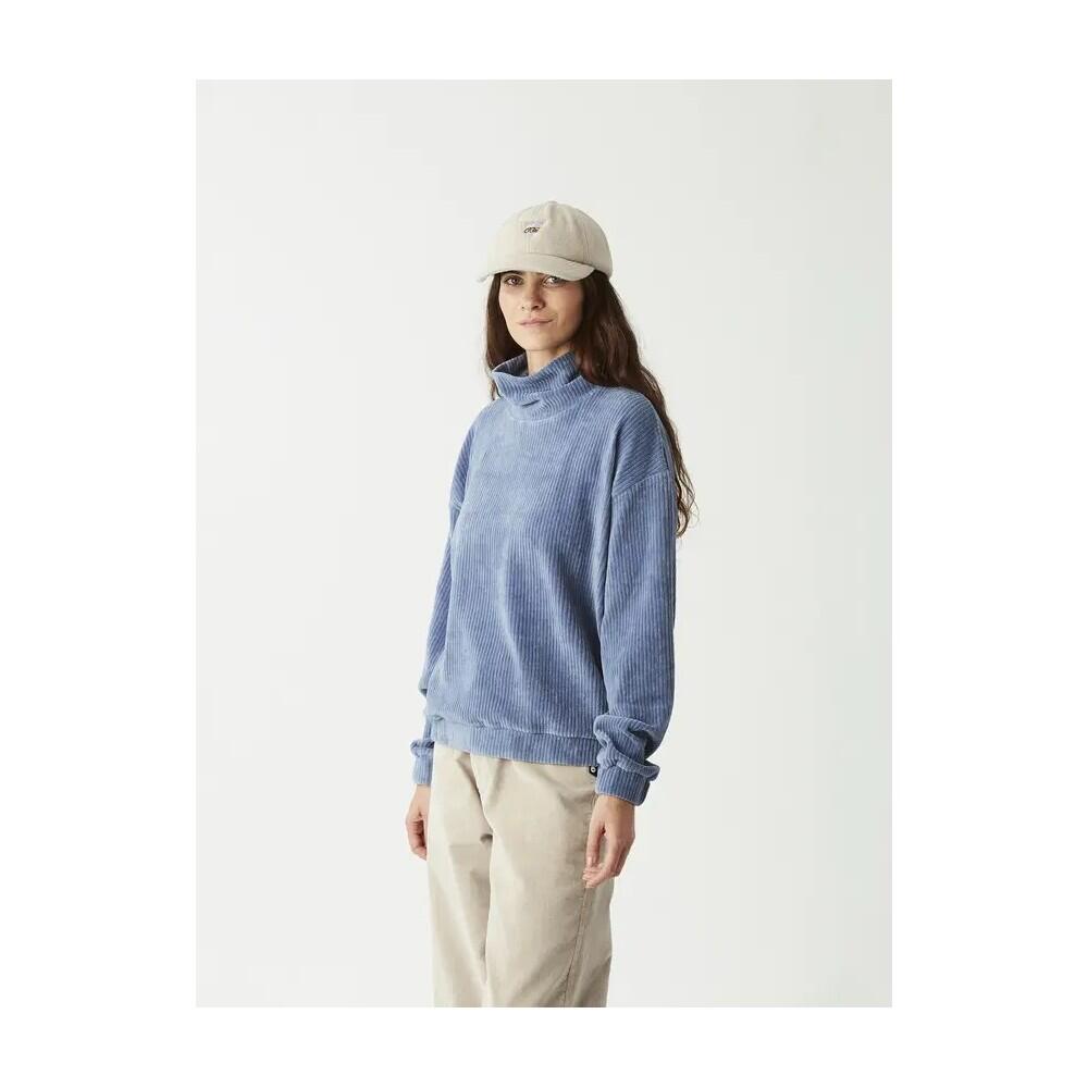 PICTURE Sweat en velours femme LAIKKO - STONEWASH 1/7