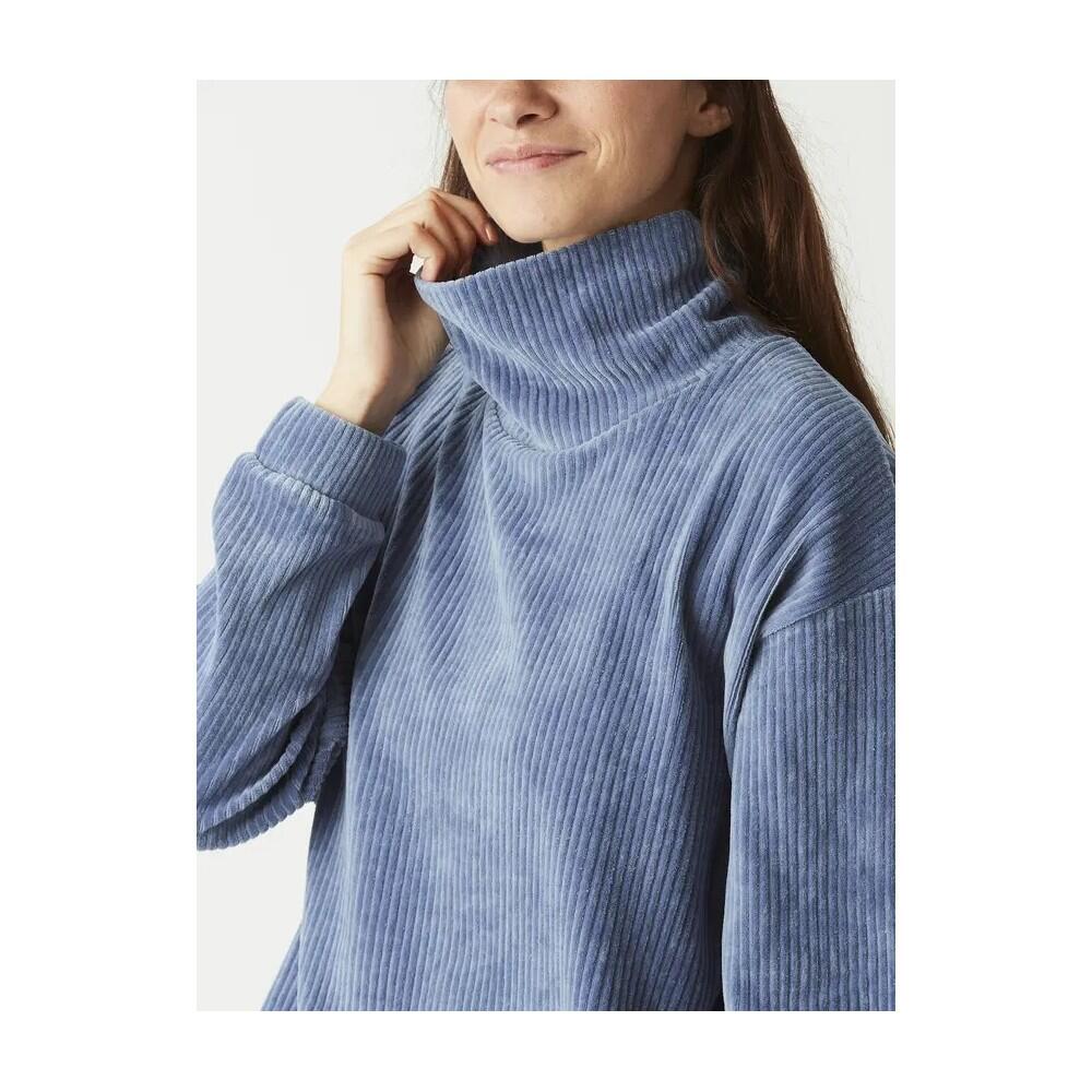 PICTURE Sweat en velours femme LAIKKO - STONEWASH 6/7