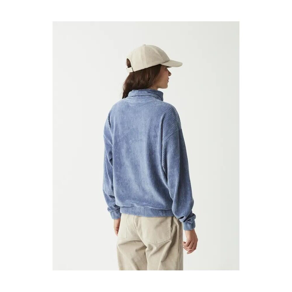 PICTURE Sweat en velours femme LAIKKO - STONEWASH 5/7