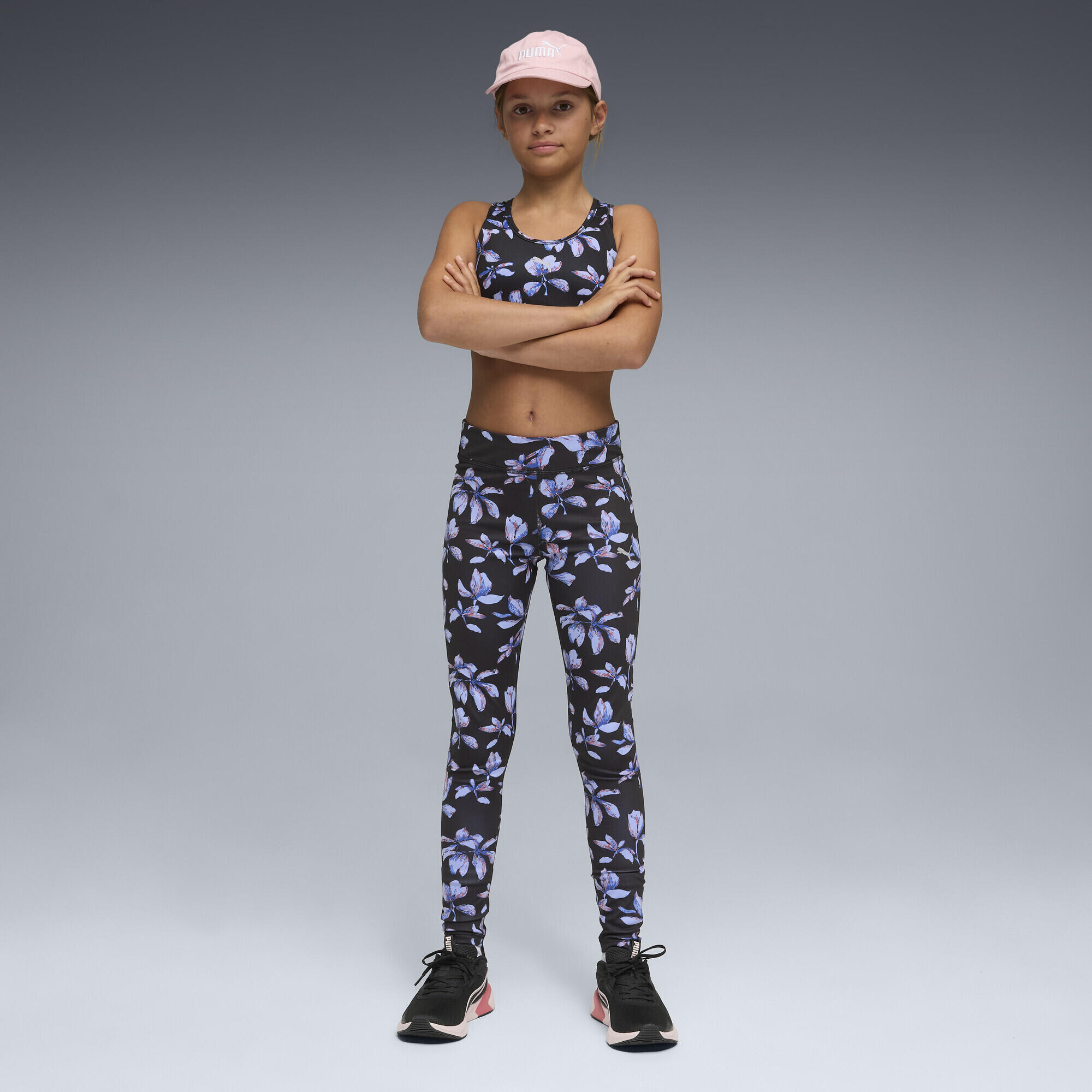Calções Infantil estampado ajustado Essentials Training PUMA 4/5