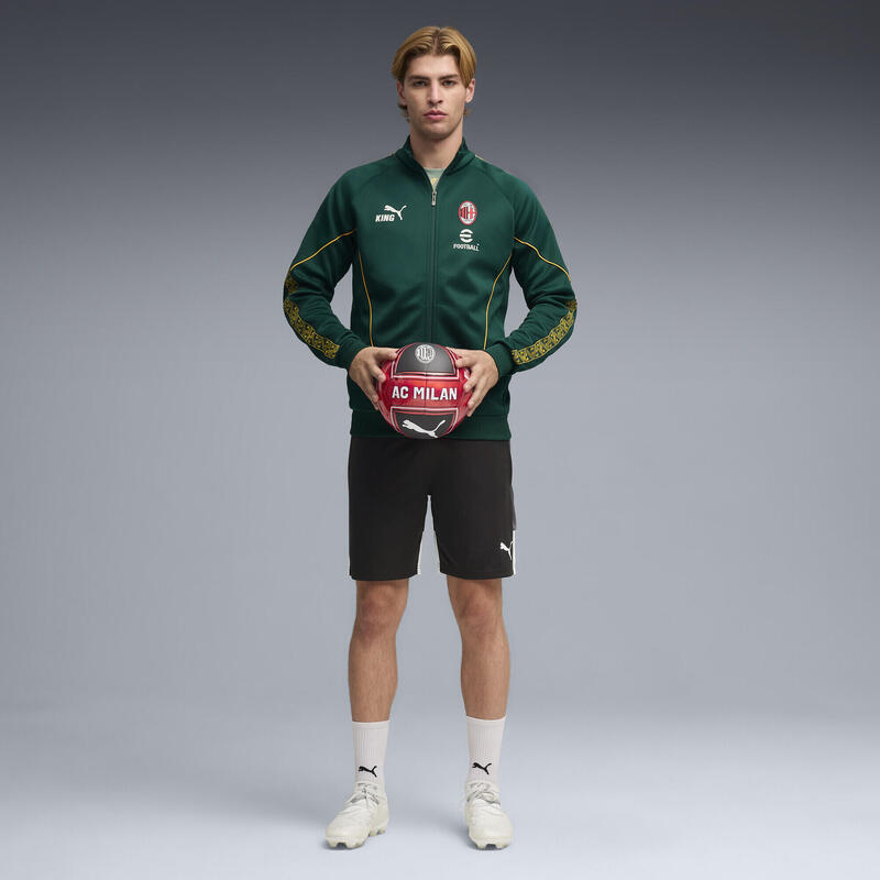 Geacă alergare bărbați slim, fermoar complet King Anthem, portocaliu PUMA