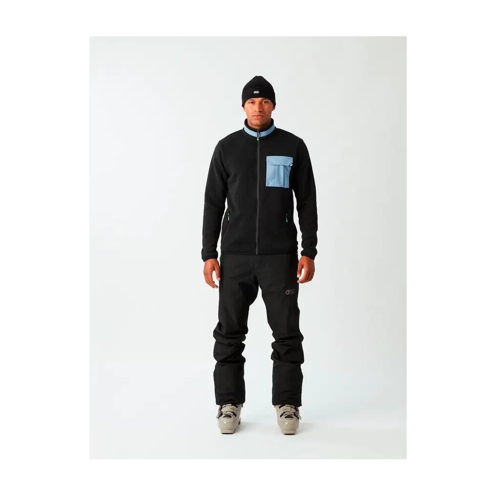PICTURE Polaire technique zippée homme DAUWY FZ - BLACK 1/7